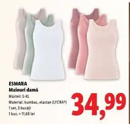 Lidl ESMARA Maiouri damă Ofertă