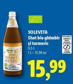 Lidl Solevita Shot bio ghimbir și turmeric Ofertă