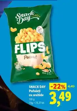 Lidl SNACK DAY Pufuleți cu arahide Ofertă