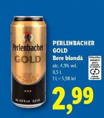 Lidl PERLENBACHER GOLD Ofertă
