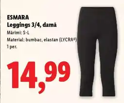 Lidl ESMARA Leggings 3/4, damă Ofertă