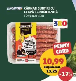 Penny Cârnați subțiri cu ceapă caramelizată Ofertă