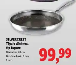 Lidl SILVERCREST Tigaie din inox, tip fagure Ofertă