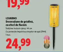 Lidl LIVARNO Decorațiune de grădină, cu efect de flacără Ofertă