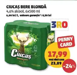 Penny CIUCAŞ Bere blondă Ofertă