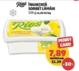 Penny Înghețată Sorbet Lămâie Ofertă