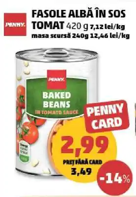 Penny Fasole albă în sos tomat Ofertă