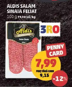 Penny Aldis Salam Sinaia Feliat Ofertă
