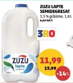 Penny ZUZU LAPTE SEMIDEGRESAT Ofertă