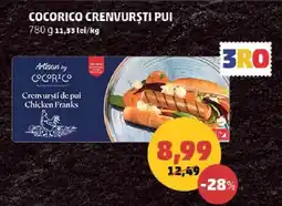 Penny COCORICO CRENVURȘTI PUI Ofertă