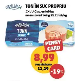 Penny Ton în suc propriu Ofertă