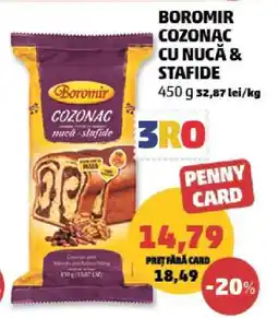 Penny BOROMIR COZONAC CU NUCĂ & STAFIDE Ofertă