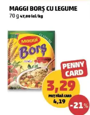 Penny MAGGI BORȘ CU LEGUME Ofertă