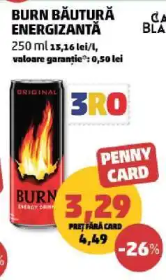 Penny BURN Băutură energizantă Ofertă