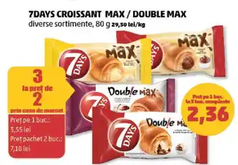 Penny 7DAYS CROISSANT MAX / DOUBLE MAX Ofertă