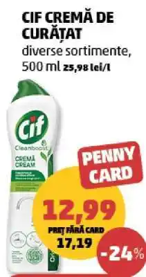 Penny Cif Cremă de Curățat Ofertă