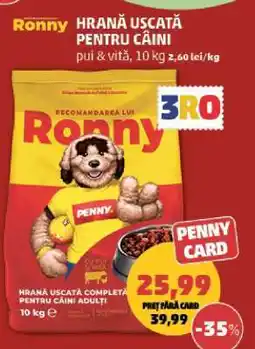 Penny Ronny Hrană Uscată Pentru Câini Ofertă