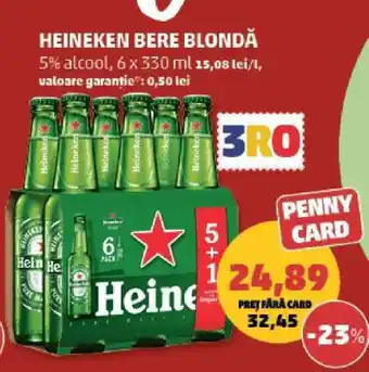 Penny HEINEKEN Bere blondă Ofertă
