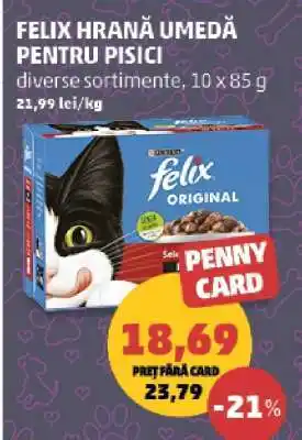 Penny Felix hrană umedă pentru pisici Ofertă