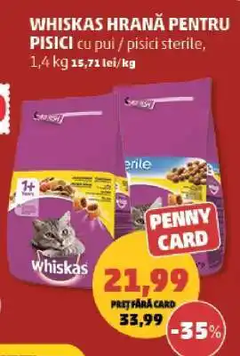 Penny Whiskas Hrană pentru Pisici Ofertă