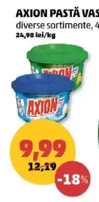 Penny Axion Pastă vase Ofertă