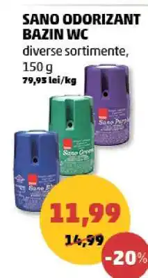 Penny Sano Odorizant Bazin WC Ofertă