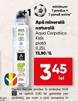 PROFI Apă minerală naturală Aqua Carpatica Kids Ofertă