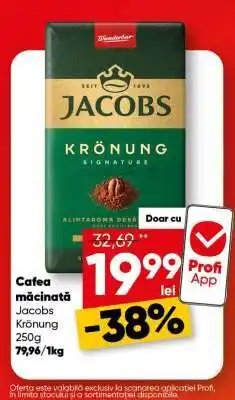 PROFI Cafea măcinată Jacobs Krönung Ofertă