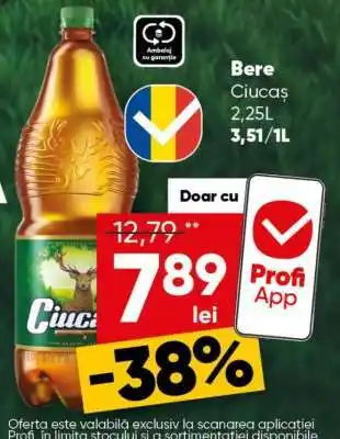 PROFI Bere Ciucaș Ofertă