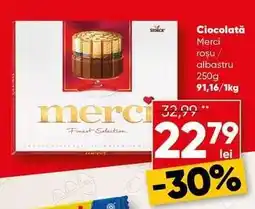 PROFI Ciocolată Merci roșu/albastru 250g Ofertă