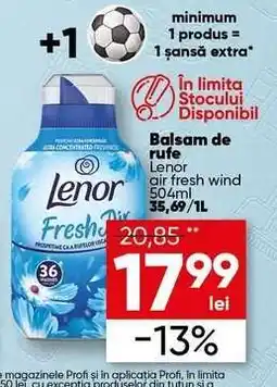 PROFI Balsam de rufe Lenor air fresh wind Ofertă