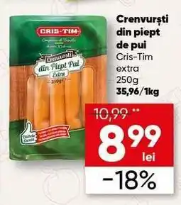 PROFI Crenvurști din piept de pui Ofertă