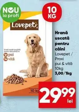 PROFI Lovepet / Proxi pui & vită 10kg Ofertă
