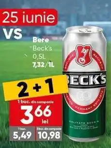 PROFI Bere Beck’s 0.5L Ofertă
