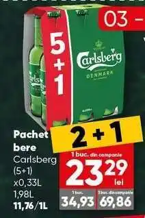 PROFI Pachet bere Carlsberg (5+1) Ofertă