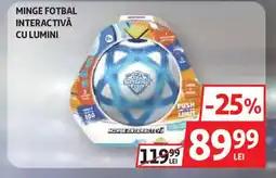 Auchan MINGE FOTBAL INTERACTIVĂ CU LUMINI Ofertă