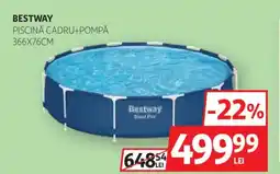 Auchan BESTWAY PISCINĂ CADRU+POMPÅ Ofertă