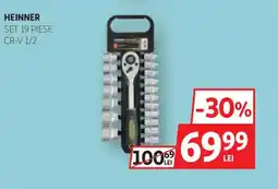 Auchan HEINNER SET 19 PIESE CR-V 1/2 Ofertă