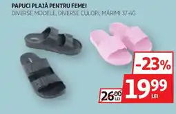 Auchan PAPUCI PLAJĂ PENTRU FEMEI Ofertă
