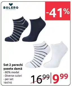 Selgros Set 2 perechi șosete damă Ofertă