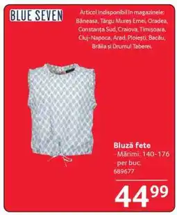 Selgros Bluză fete Ofertă