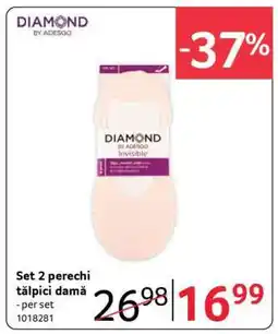 Selgros Set 2 perechi tălpici damă Ofertă