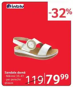 Selgros Sandale damă Ofertă
