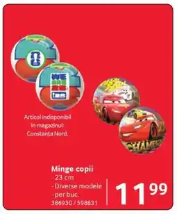 Selgros Minge copii Ofertă