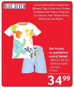 Selgros Set tricou cu pantaloni scurți băieți Ofertă