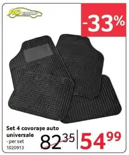 Selgros Set 4 covorașe auto universale Ofertă