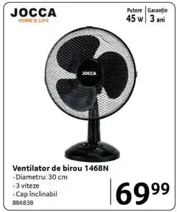 Selgros Ventilator de birou 1468N Ofertă