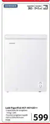 Selgros Ladă frigorifică HCF-HS142E++ Ofertă