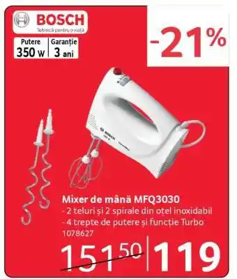 Selgros Mixer de mână MFQ3030 Ofertă