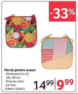 Selgros Pernă pentru scaun Ofertă
